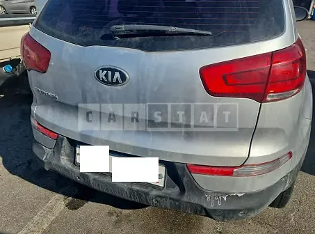 Photo 2 of 12: 2015 Kia Sportage, VIN KNAPB813BFK704416 — Korean insurance auction