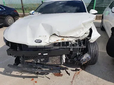 Photo 1 of 50: 2021 Kia K5, VIN KNAG241ABMA129562 — Korean insurance auction