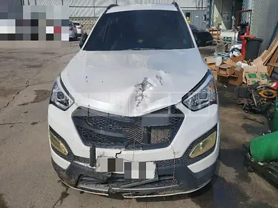 Photo 1 of 6: 2015 Hyundai Santa Fe DM, VIN KMHSW81UBFU446716 — Korean insurance auction