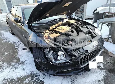 Photo 1 of 11: 2017 Maserati Quattroporte, VIN ZAM56XPG4H1212885 — Korean insurance auction