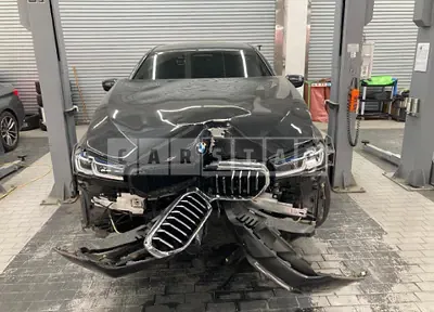 Photo 1 of 15: 2021 BMW 530e, VIN WBA51AG03MCG58088 — Korean insurance auction