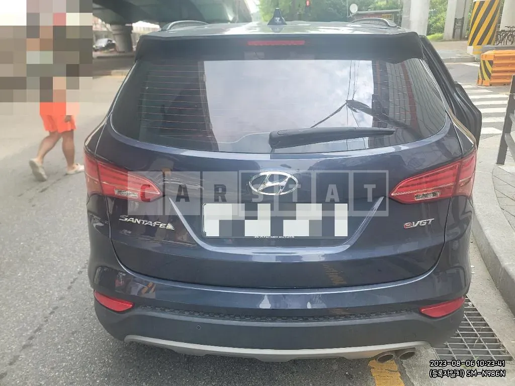 Photo 2 of 9: 2015 Hyundai Santa Fe DM 2.0, VIN KMHSW81UBFU467785 — Korean insurance auction