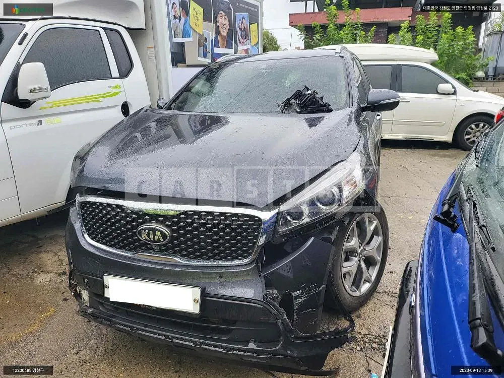 Photo 2 of 15: 2015 Kia Sorento /Sorrento, VIN KNAPH81BDGA155062 — Korean insurance auction