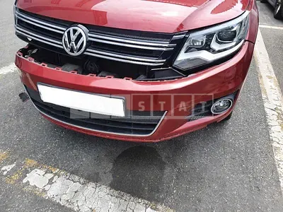 Photo 1 of 7: 2015 Volkswagen Tiguan 2.0 TDI, VIN WVGZZZ5NZFW075402 — Korean insurance auction