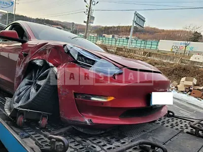 Photo 1 of 13: 2020 Tesla Model 3 Performance, VIN 5YJ3E1EC3LF653449 — Korean insurance auction
