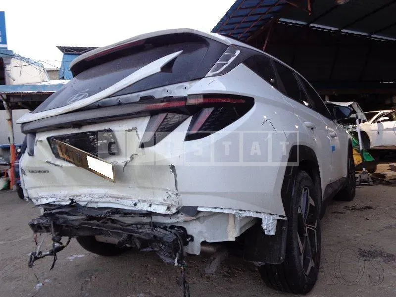 Photo 2 of 10: 2022 Hyundai Tucson, VIN KMHJC81BGNU165029 — Korean insurance auction