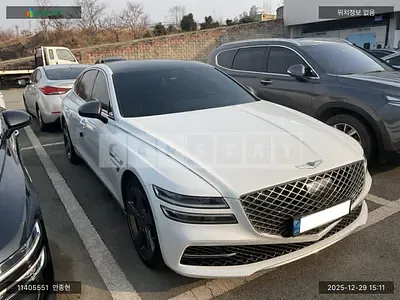 Photo 1 of 11: 2022 Genesis G80, VIN KMTGB41CBNU122654 — Korean insurance auction