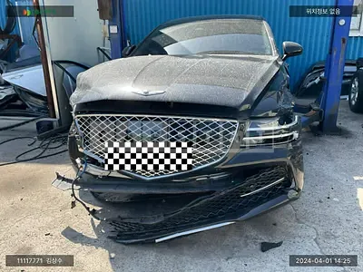 Photo 1 of 13: 2022 Genesis G80, VIN KMTGB41CBNU134669 — Korean insurance auction