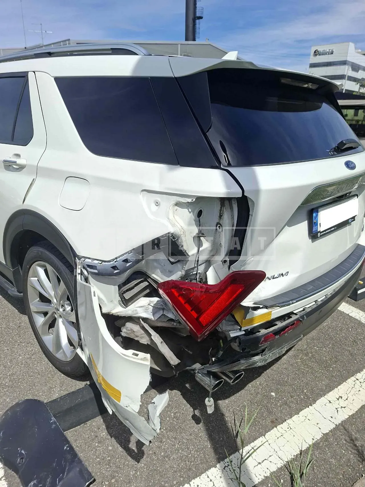 Photo 2 of 46: 2022 Ford Explorer 3.0, VIN 1FM5K8HC8NGC29355 — Korean insurance auction