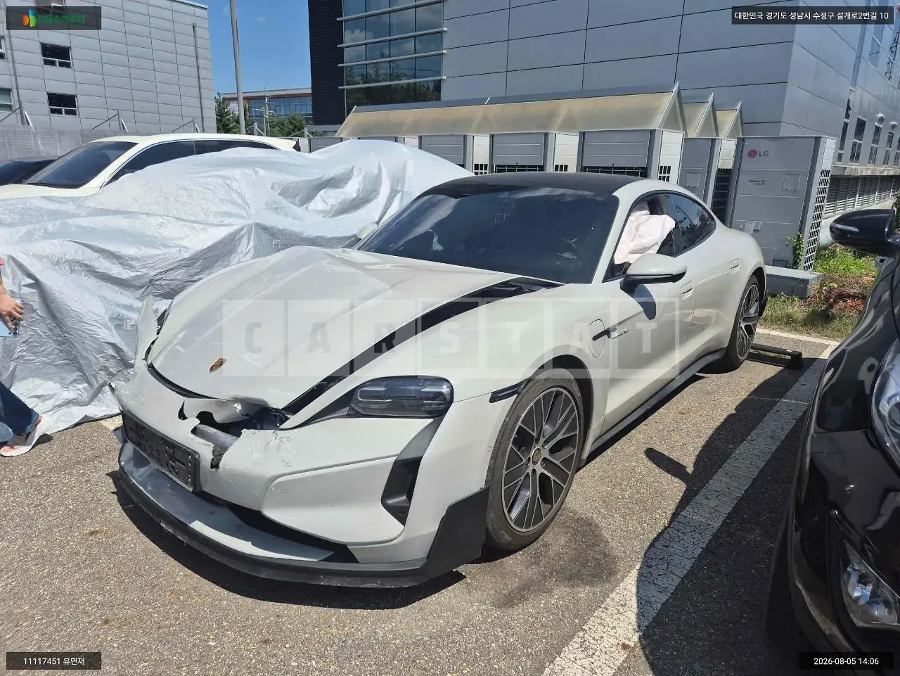 Photo 2 of 13: 2022 Porsche Taycan (High. 5-Seater), VIN WP0AA2Y1XNSA15064 — Korean insurance auction