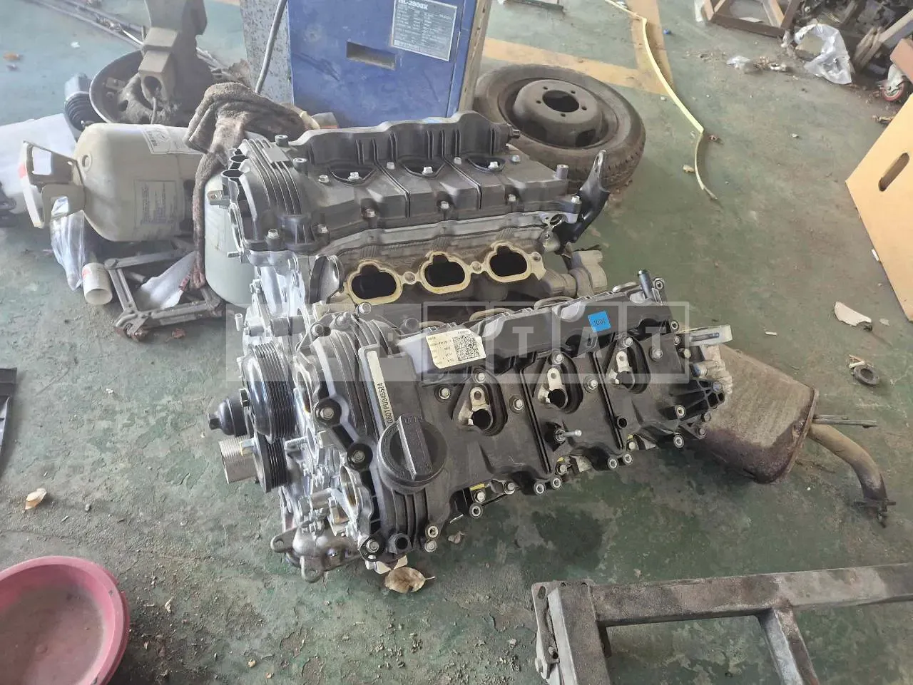 Photo 2 of 4: 2023 Kia Engine Carnival Engine, VIN KNANC813BPS385800 — Korean insurance auction