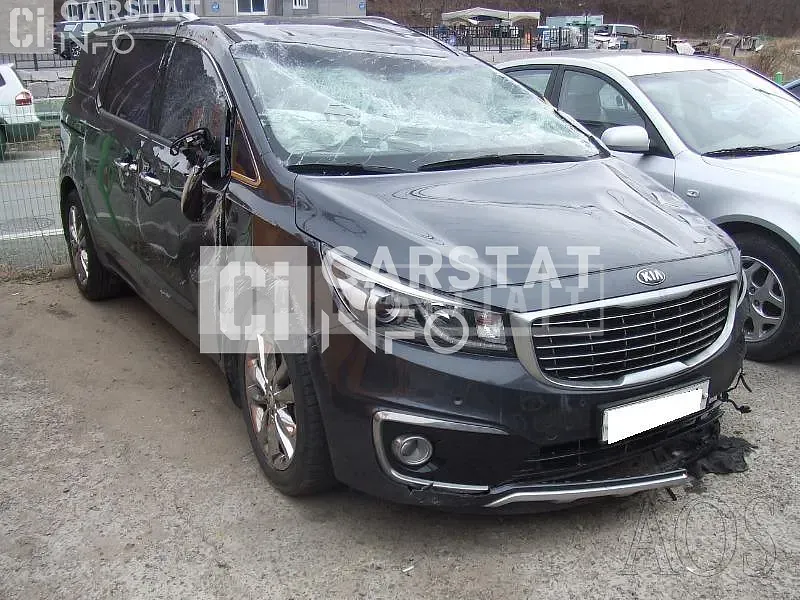 Photo 2 of 8: 2016 Kia Carnival, VIN KNAMC81ABHS295112 — Korean insurance auction