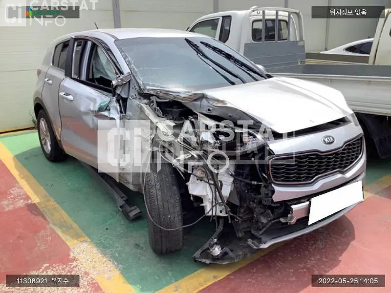 Photo 2 of 7: 2017 Kia Sportage, VIN KNAPL813BJK421218 — Korean insurance auction