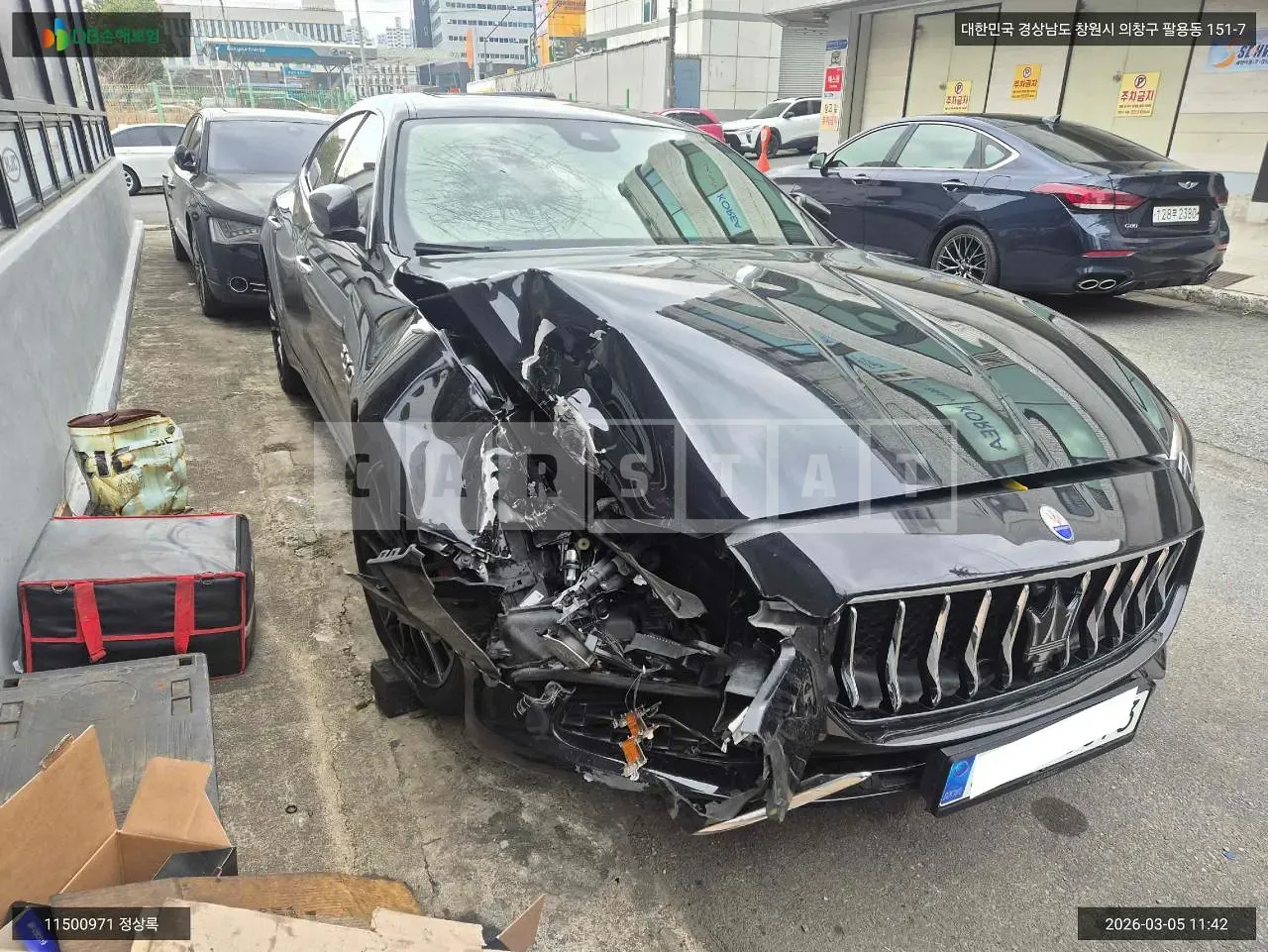 Photo 2 of 25: 2017 Maserati Quattroporte, VIN ZAM56PPG6H1225220 — Korean insurance auction