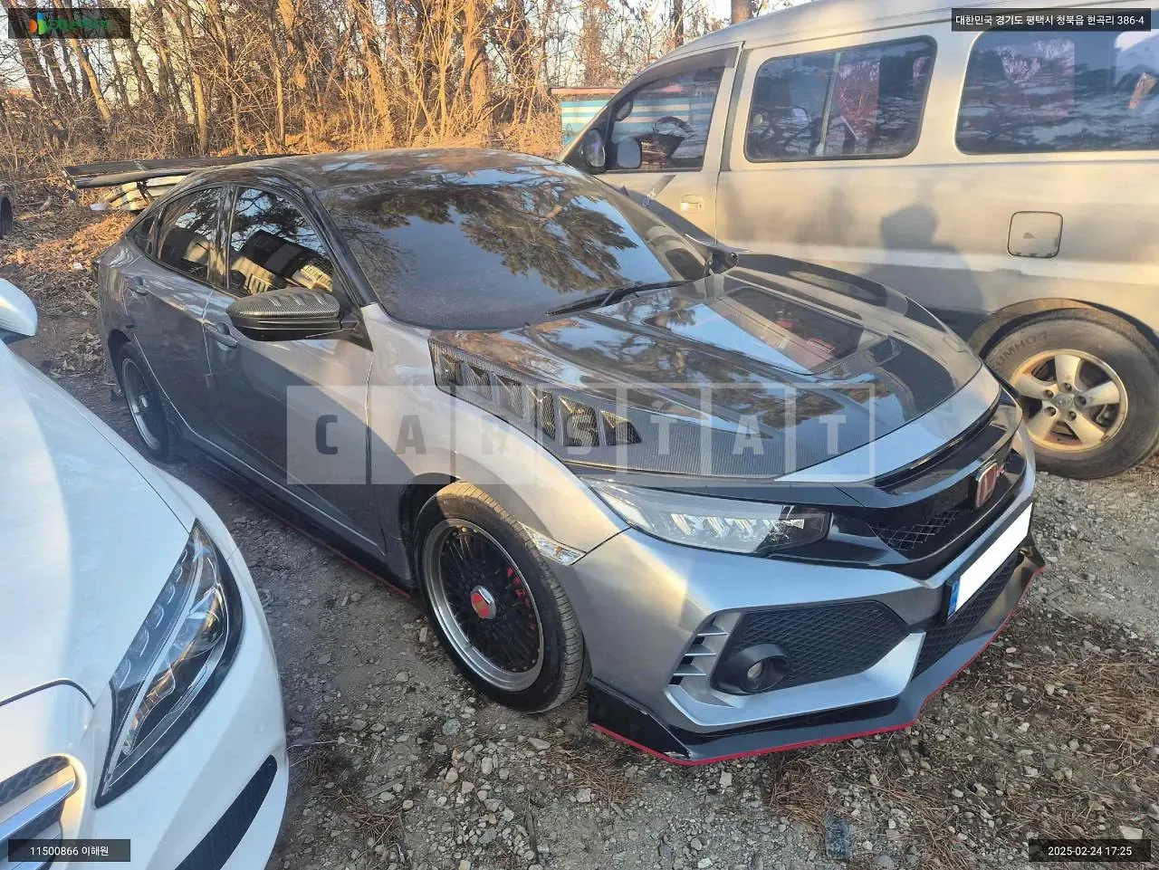 Photo 2 of 34: 2017 Honda Civic, VIN MRHFC6650HT070558 — Korean insurance auction