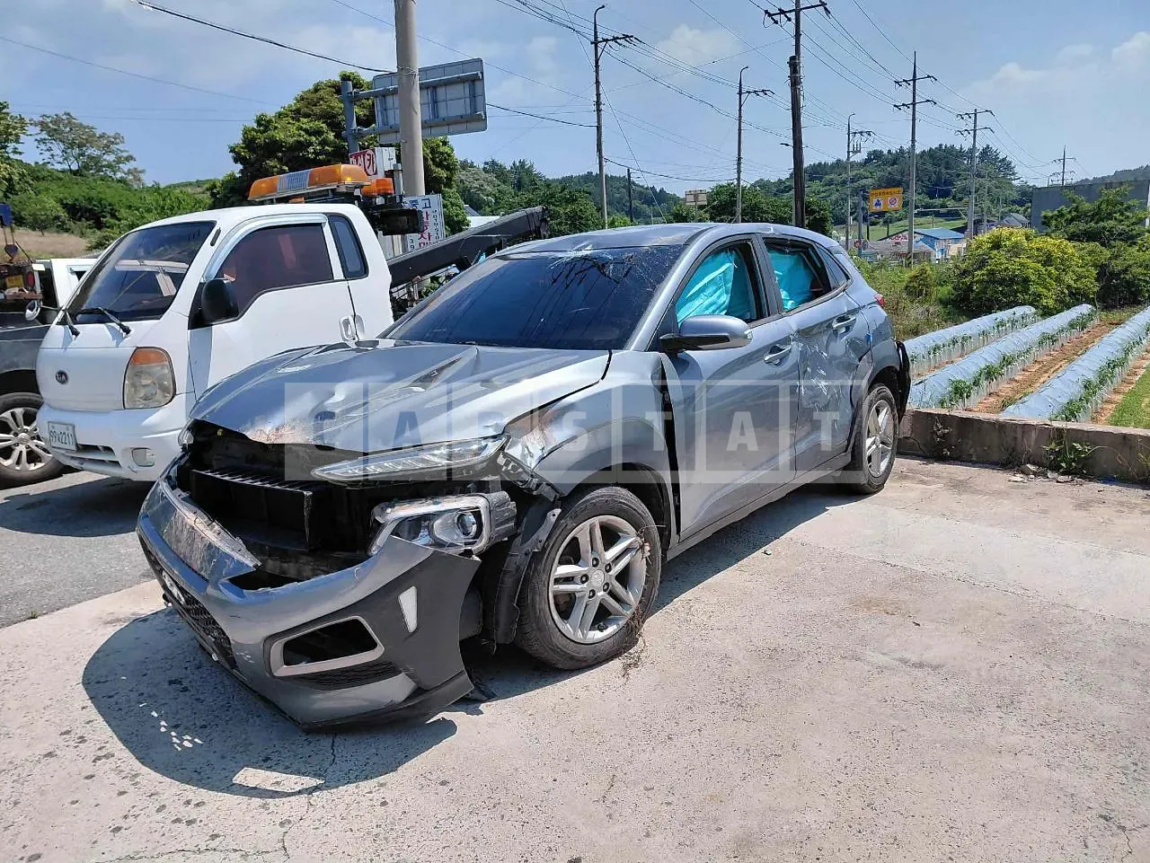Photo 2 of 11: 2018 Hyundai Kona, VIN KMHK3816GJU206062 — Korean insurance auction