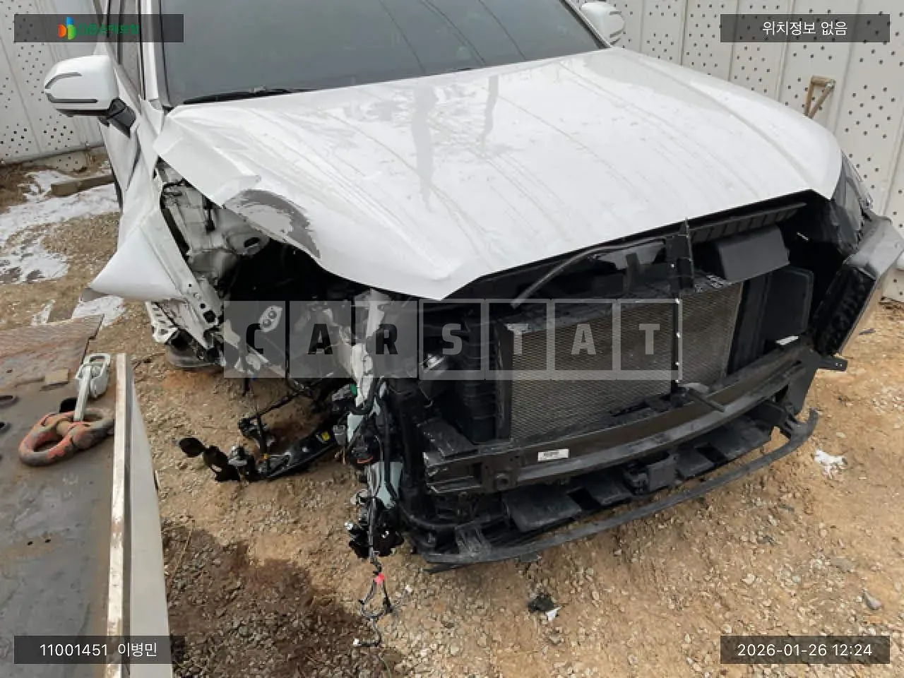 Photo 2 of 22: 2023 Hyundai Palisade, VIN KMHR281EDRU717538 — Korean insurance auction