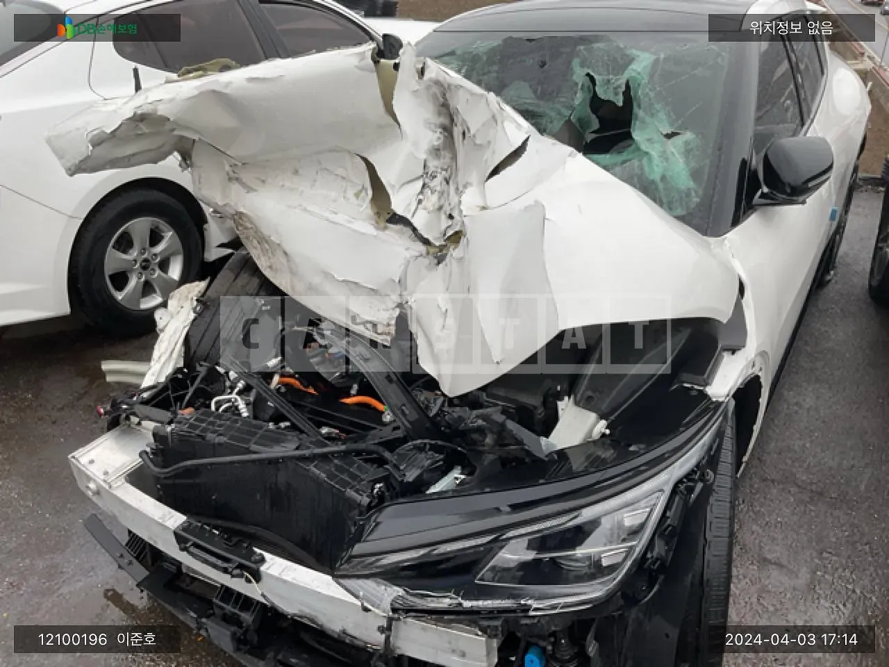 Photo 2 of 12: 2022 Kia EV6, VIN KNAC381AFNA065667 — Korean insurance auction