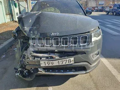 Photo 1 of 15: 2018 Jeep Straw Compass 2.4, VIN 3C4NJDCB4JT376003 — Korean insurance auction