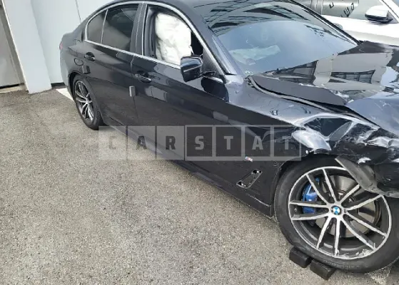 Photo 2 of 7: 2021 BMW 523d, VIN WBA11ES08MWX11439 — Korean insurance auction