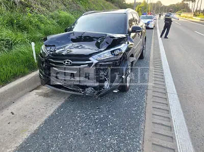 Photo 1 of 5: 2018 Hyundai Tucson, VIN KMHJ381ABJU495682 — Korean insurance auction