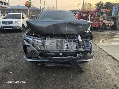 Photo 1 of 10: 2021 Hyundai Tucson, VIN KMHJC81BGMU066676 — Korean insurance auction