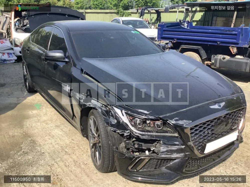 Photo 2 of 10: 2016 Hyundai Genesis /G80, VIN KMHGN41BDHU209091 — Korean insurance auction