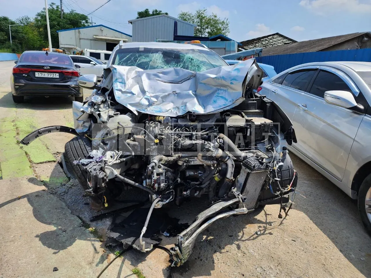 Photo 2 of 9: 2019 Kia Sportage, VIN KNAPN813DKK692333 — Korean insurance auction