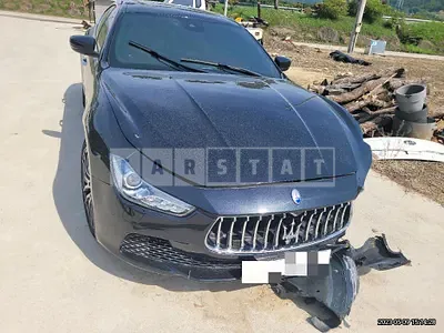 Photo 1 of 23: 2017 Maserati Ghibli Diesel, VIN ZAM57TSGXH1240574 — Korean insurance auction