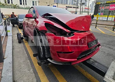 Photo 1 of 6: 2022 Tesla Model Y LongRange — Korean insurance auction