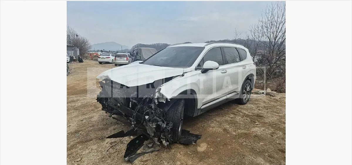 Photo 2 of 8: 2019 Hyundai Santa Fe TM Diesel 2.0 4WD — Korean insurance auction