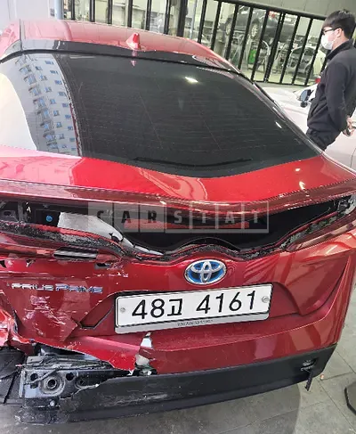 Photo 1 of 5: 2017 Toyota Prius, VIN JTDKARFP9H3062408 — Korean insurance auction