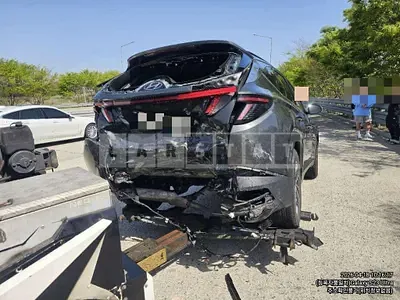 Photo 1 of 7: 2021 Hyundai Tucson NX4 Hybrid — Korean insurance auction