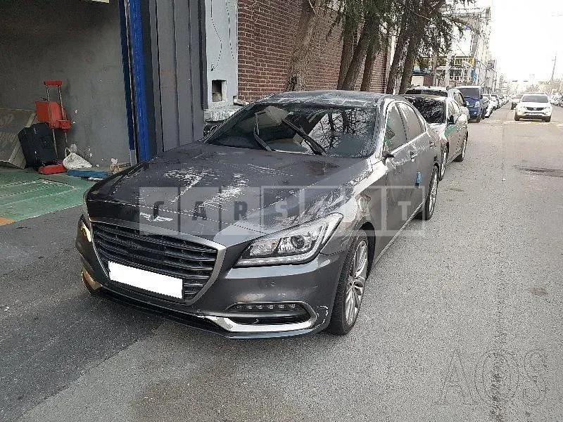 Photo 2 of 22: 2018 Hyundai Genesis /G80, VIN KMHGM41DDJU281349 — Korean insurance auction
