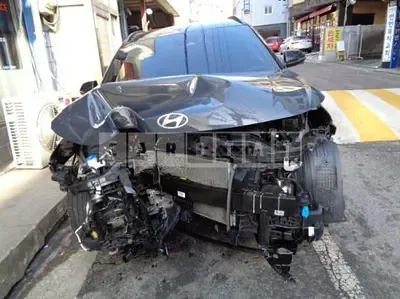 Photo 1 of 12: 2023 Hyundai Kona, VIN KMHHE81BEPU009683 — Korean insurance auction