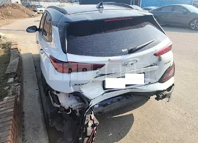 Photo 1 of 8: 2020 Hyundai Kona Electric, VIN KMHK381GFLU116523 — Korean insurance auction
