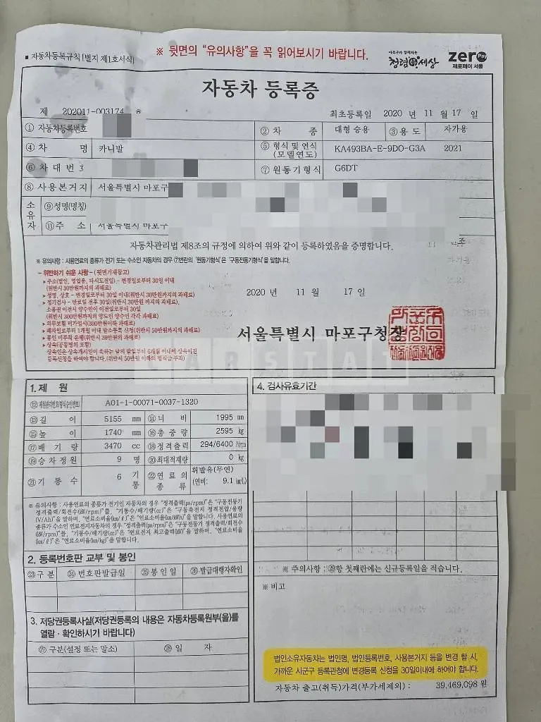 Photo 2 of 14: 2020 Kia Carnivals — Korean insurance auction