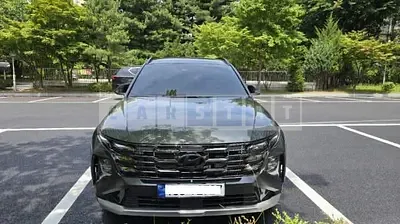 Photo 1 of 8: 2024 Hyundai Tucson, VIN KMHJE81BGRU340357 — Korean insurance auction