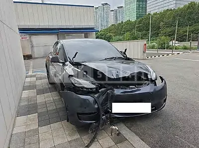 Photo 1 of 10: 2021 Tesla Model Y LongRange — Korean insurance auction