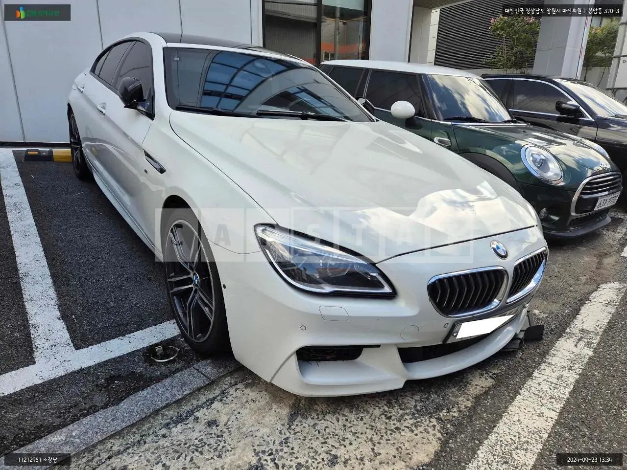 Photo 2 of 8: 2018 BMW 640d xDrive Gran Coupe, VIN WBA6E4100JG693305 — Korean insurance auction