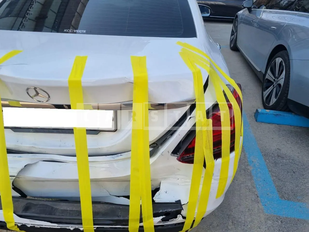 Photo 2 of 20: 2019 Mercedes-Benz C 200, VIN WDDWF8AB7KR502371 — Korean insurance auction