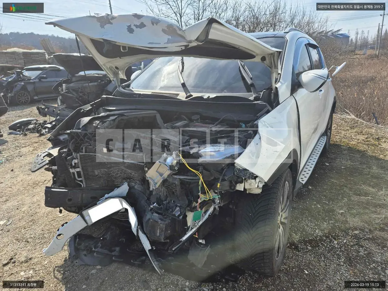 Photo 2 of 6: 2015 Kia Sportage, VIN KNAPC813BFK737784 — Korean insurance auction