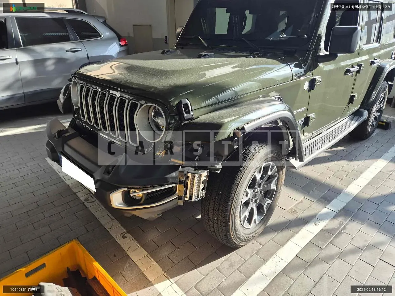 Photo 2 of 16: 2024 Jeep Zip Wrangler Sahara, VIN 1C4PJXEN5RW182412 — Korean insurance auction