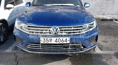 Photo 1 of 47: 2016 Volkswagen Tuareg VS.0 TDI BMT, VIN WVGZZZ7PZGD033219 — Korean insurance auction