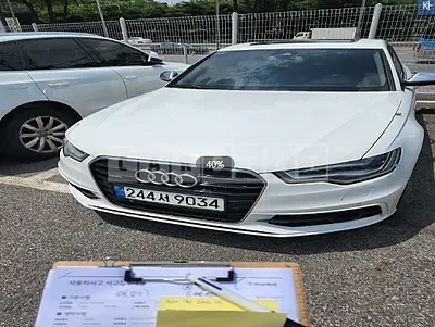 Photo 1 of 25: 2015 Audi A6 45 TDI quattro, VIN WAUZZZ4G1FN025443 — Korean insurance auction