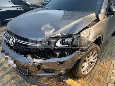 Photo 1 of 30: 2016 Volkswagen Tiguan 2.0 TDI Premium, VIN WVGZZZ5NZGW551160 — Korean insurance auction