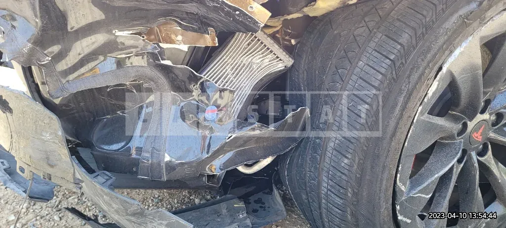 Photo 2 of 25: 2020 Tesla Model X Long Range, VIN 5YJXCBE28LF286844 — Korean insurance auction