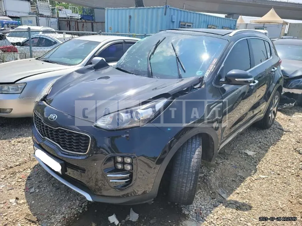 Photo 2 of 10: 2016 Kia Sportage, VIN KNAPN813BGK151262 — Korean insurance auction