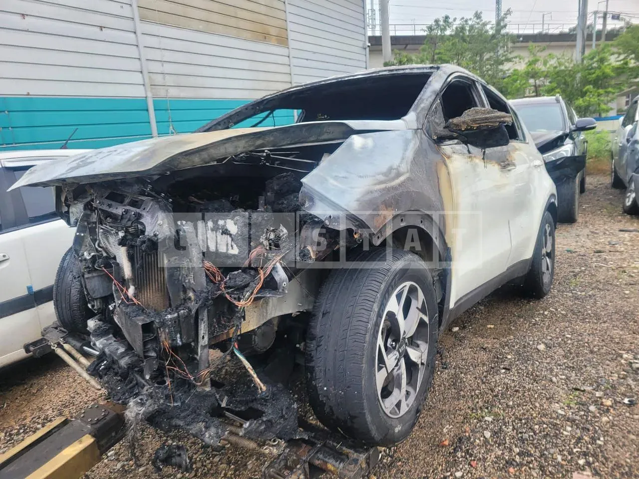 Photo 2 of 9: 2021 Kia Sportage, VIN KNAPL812HNK955837 — Korean insurance auction