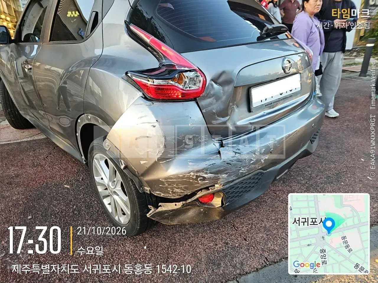 Photo 2 of 5: 2016 Nissan Juke, VIN JN1AF58E0HT180125 — Korean insurance auction